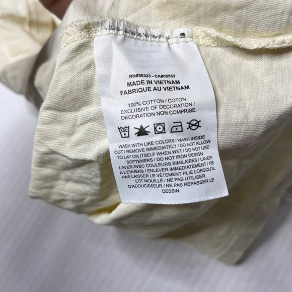 Nike Sportswear T-Shirt Women's Small Cream and Brown - Picture 7 of 7